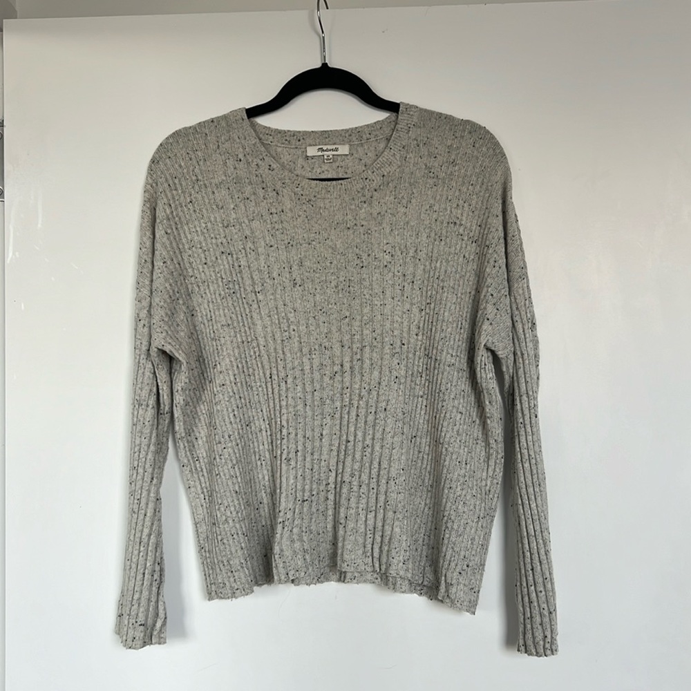 Grey Madewell Wool Sweater